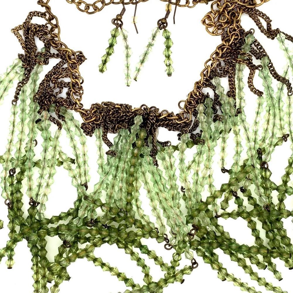❌Green Beaded Custom jewelry